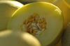 Sliced honeydew melon